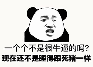 金馆长熊猫00086-一个个不是很牛逼的吗现在还不是睡得跟死猪一样.gif