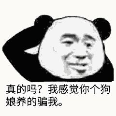 金馆长熊猫00209-真的吗我感觉你个狗娘养的骗我.gif