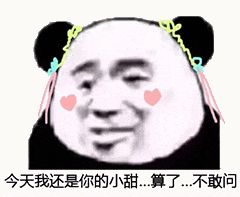 金馆长熊猫00221-今天我还是你的小甜算了不敢问-小甜甜.gif