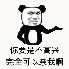 金馆长熊猫00229-你要是不高兴-完全可以亲我啊.gif