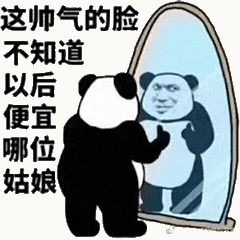 金馆长熊猫00251-这帅气的脸不知道以后便宜了哪位姑娘.gif